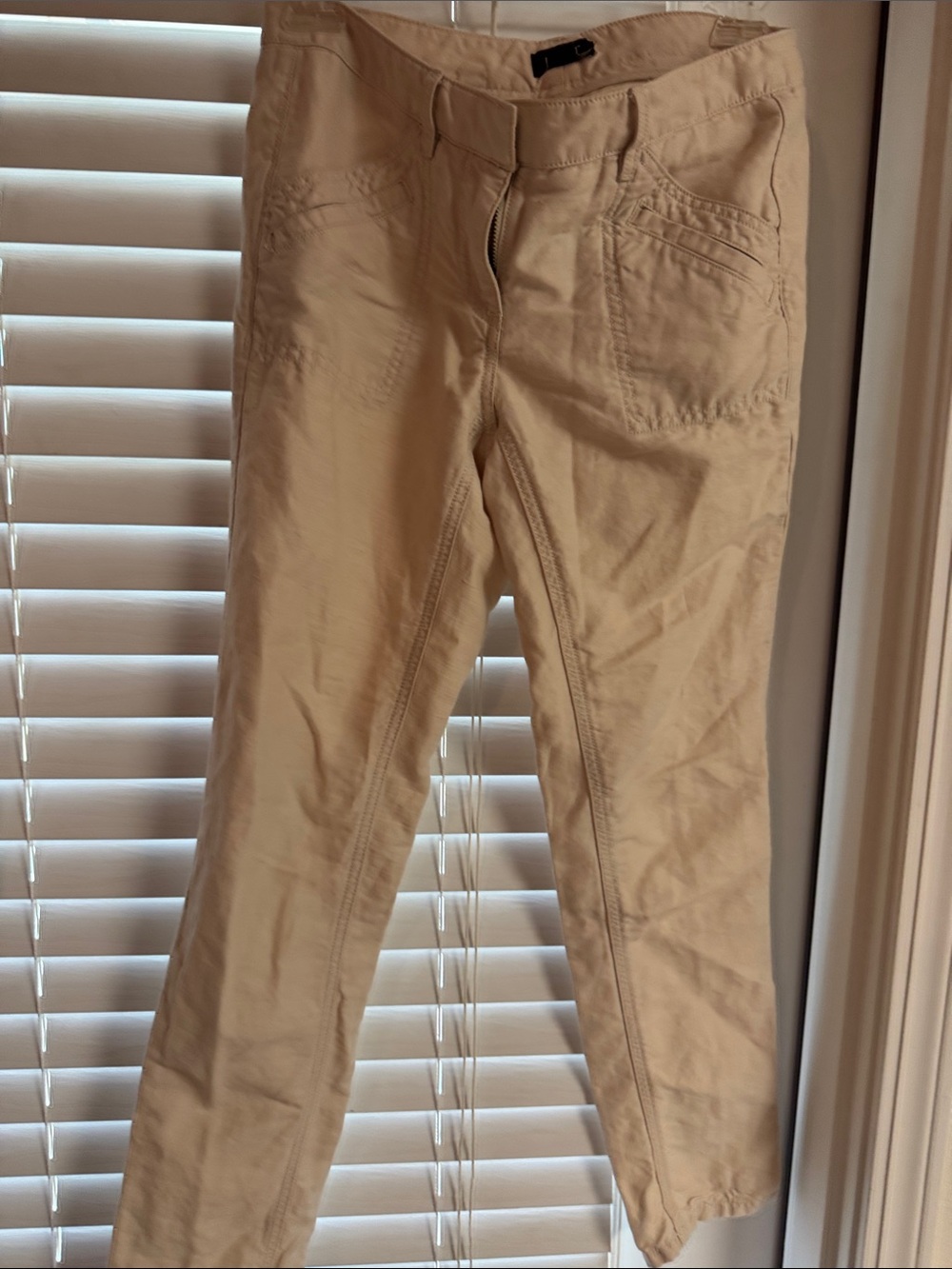 LOFT Women's Tan Casual Stretch Pants